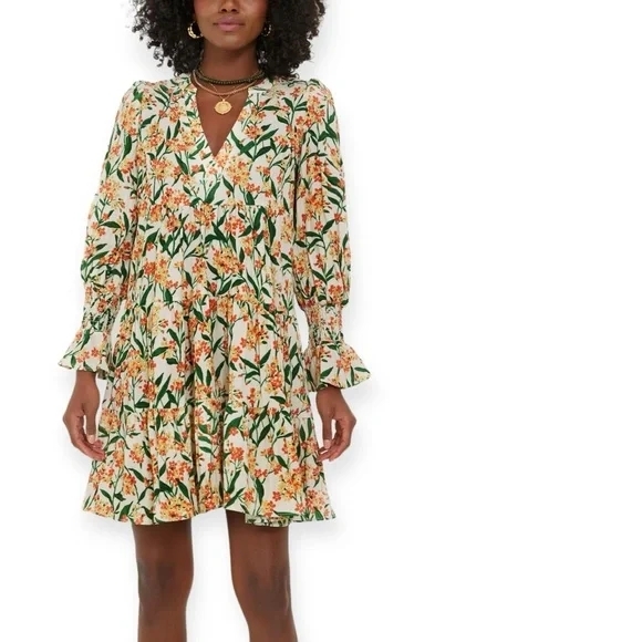 Pomander Place Dresses & Skirts - TUCKERNUCK Pomander Place Bermuda Blossom Kenzo Swing Dress Tiered Size M